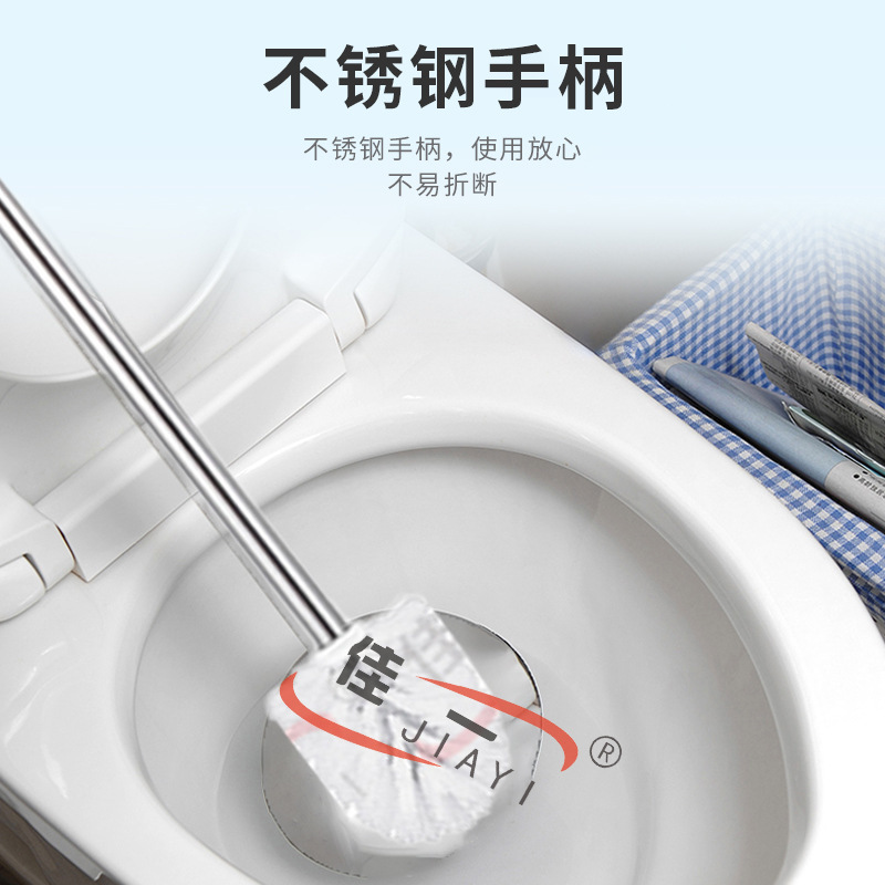 Wholesale 1255 model cleaning brush, household extended handle toilet brush set, toilet brush from the manufacturer Specification image