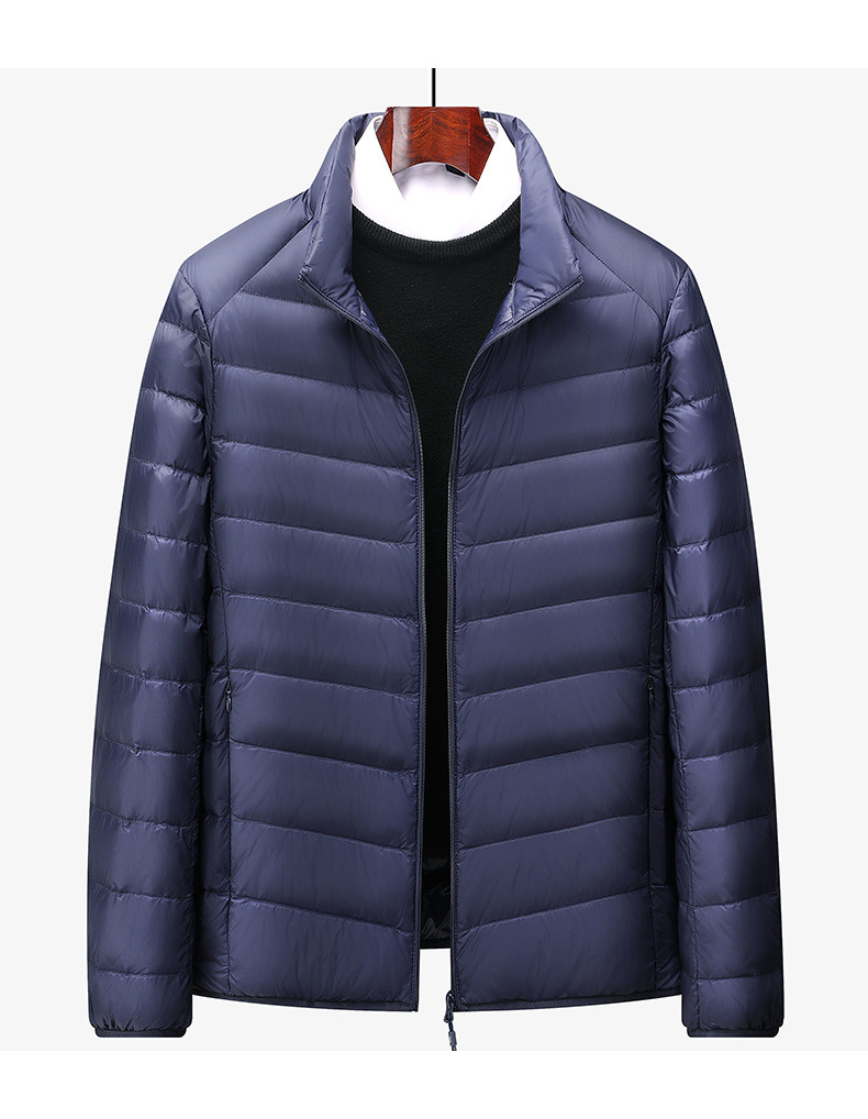 The 2025 winter new lightweight down jacket for men with a stand-up collar and 90% duck down is a sporty, lightweight and warm coat for couples pic 14