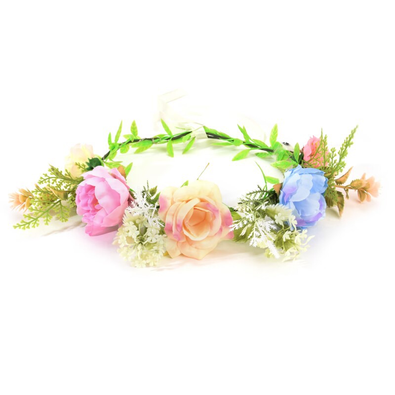 New luminous garland for children, adults, princesses, dazzling headwear, scenic area, festival, photo-taking, fairy, glittering garland headband Item Picture