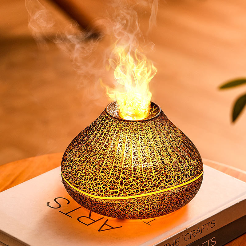 Cross-Border Lava Seven Color Flame Aromamachine Home Office Automatic Fragrance Crack Flame Bead Crack Aromamachine Application Scenario