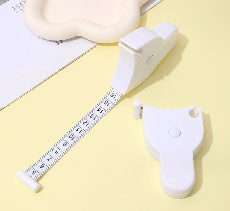 双面英寸制腰围尺伸缩卷尺