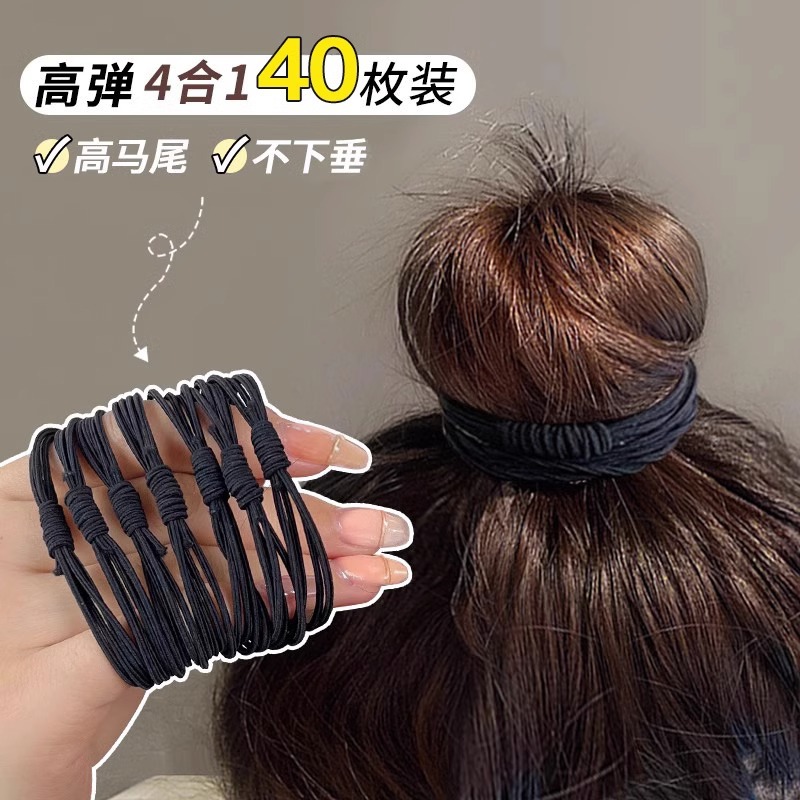 High-elasticity and durable hair tie for women, 2023 new style hair band for women, hair tie with rubber band details Picture