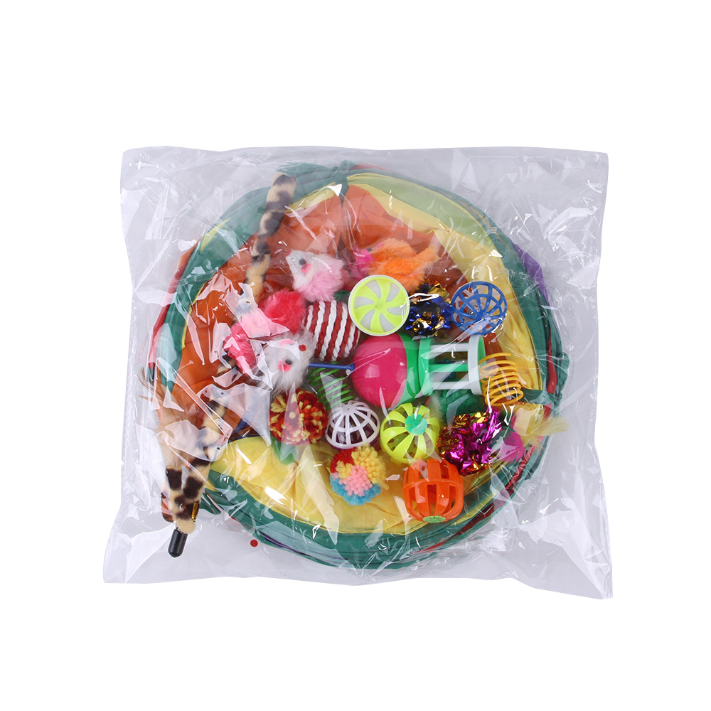 مجموعة من 20 لعبة من لعبة القط المازوني الجديد، مجموعة نفق قوس قزح Item Picture