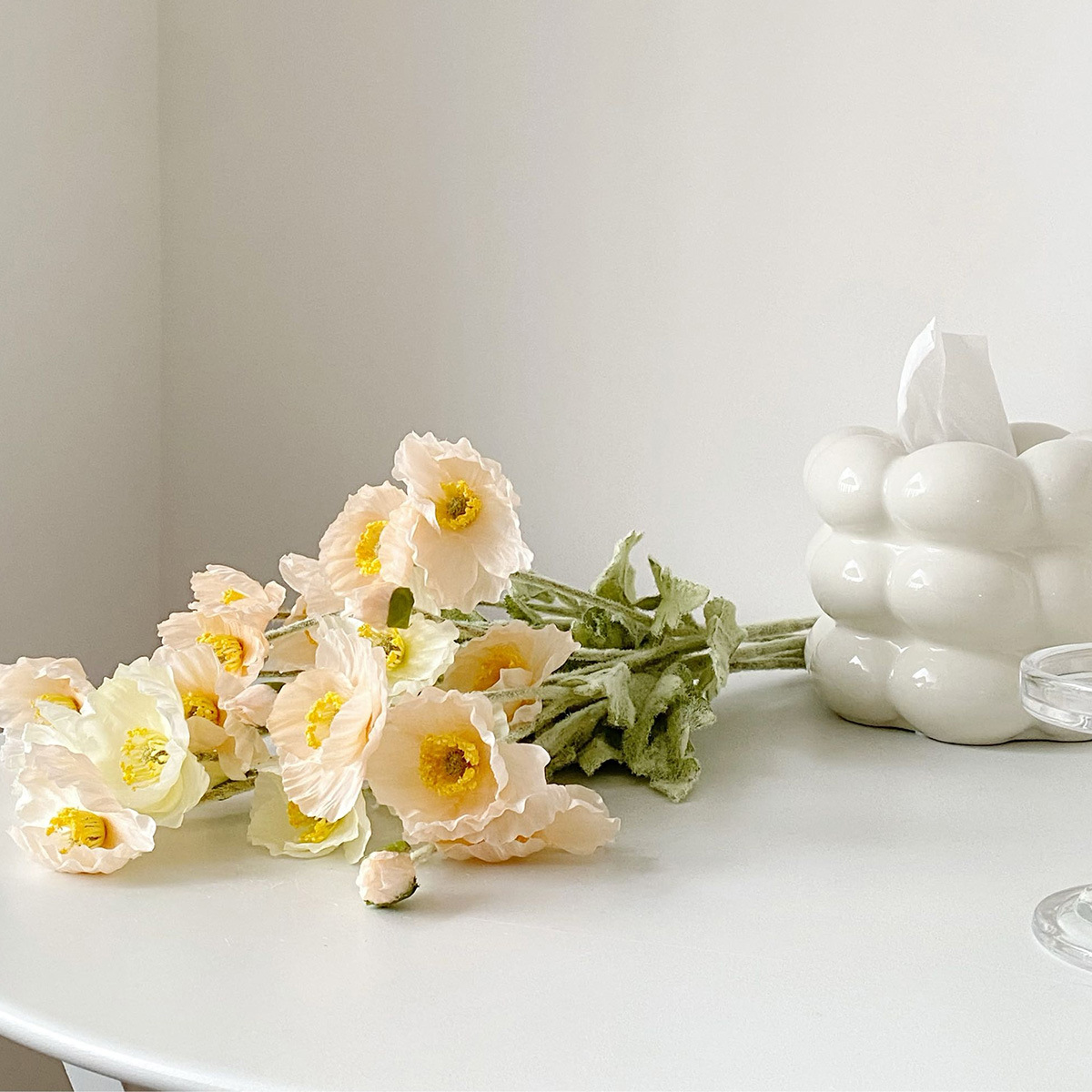 High-End Instagram Iceland Yumei Artificial Flower Photography Props Home Living Room Bouquet Decoration Pieces Fake Flower Wholesale Specification drawing