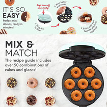 Seven hole donut machine