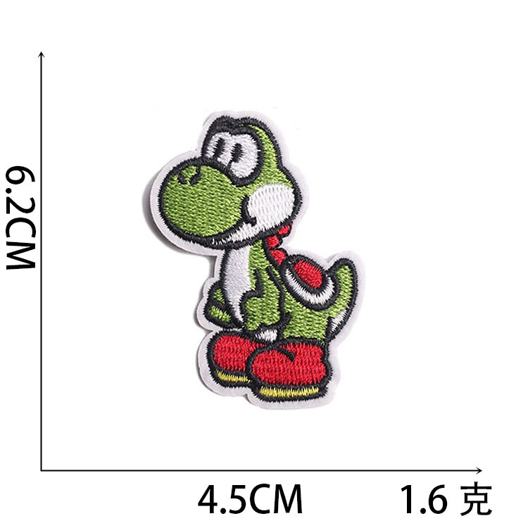 Cartoon game character patch stickers, bag decoration embroidery cloth stickers, anime character embroidery stickers, little dinosaur embroidery labels pic 11