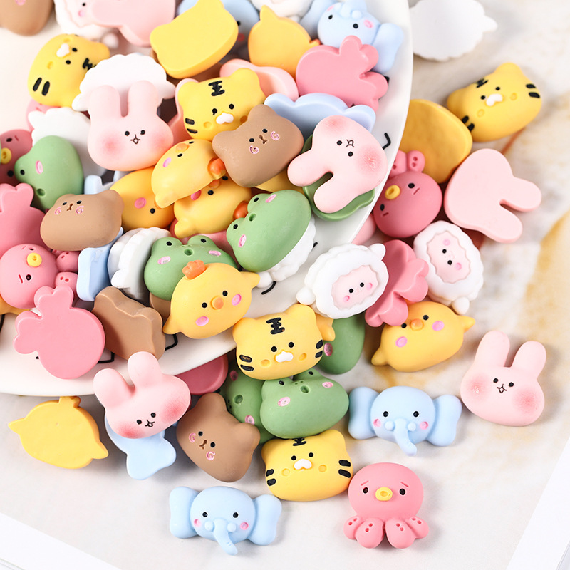 New resin accessory cartoon cute animal sheep diy cream glue phone case patch storage box material Application Scenario