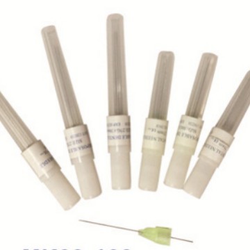 Cross-border exclusive disposable dental needles, anesthesia needles, independent English packaging, dental irrigation needles, single-hole flat-head curved needles details Picture