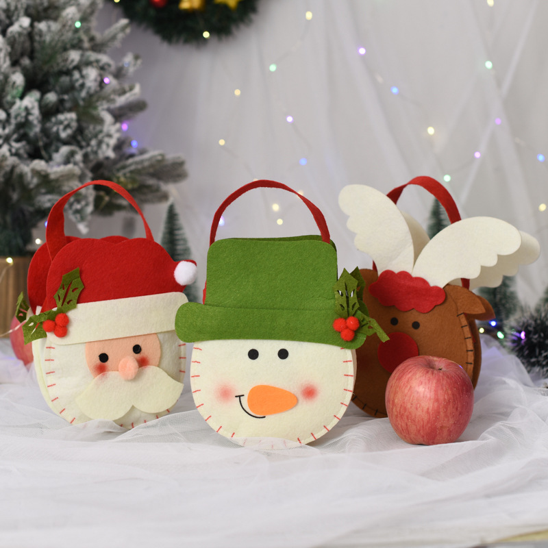 Christmas Decorations Christmas Gift Bag Christmas Candy Bag Christmas Fruit Bag Christmas Apple Bag Christmas Tote Bag details Picture