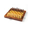 木质国际象棋折叠3合1套装国际跳棋西洋双陆棋木制棋子39.5CM包邮图