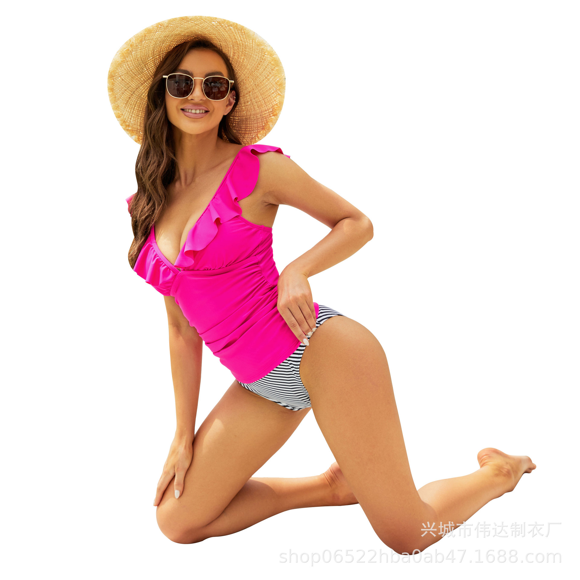 泳衣/女童泳衣/150小个子泳衣/儿童泳衣/泳衣男童白底实物图