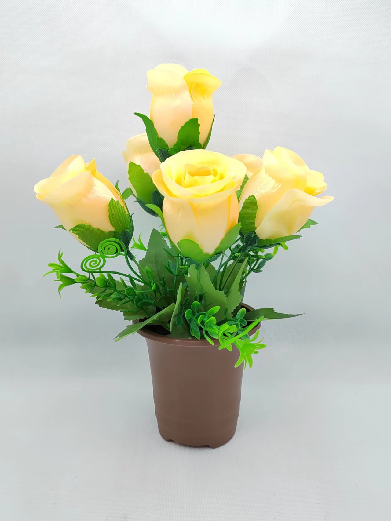 Hongsheng simulation craft furniture, rose simulation, potted flower integrated sales, home decoration Application Scenario