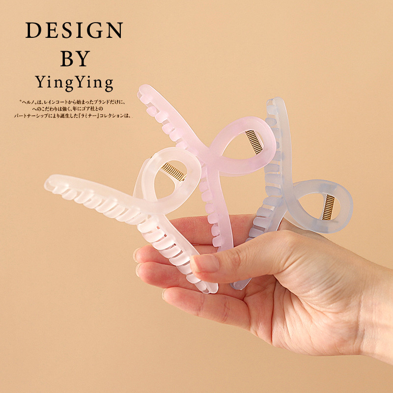 Yiwu Factory Basic Large Grab Shark Clip Advanced Sense Hairpin Grab Hairpin Headwear Spot Wholesale details Picture