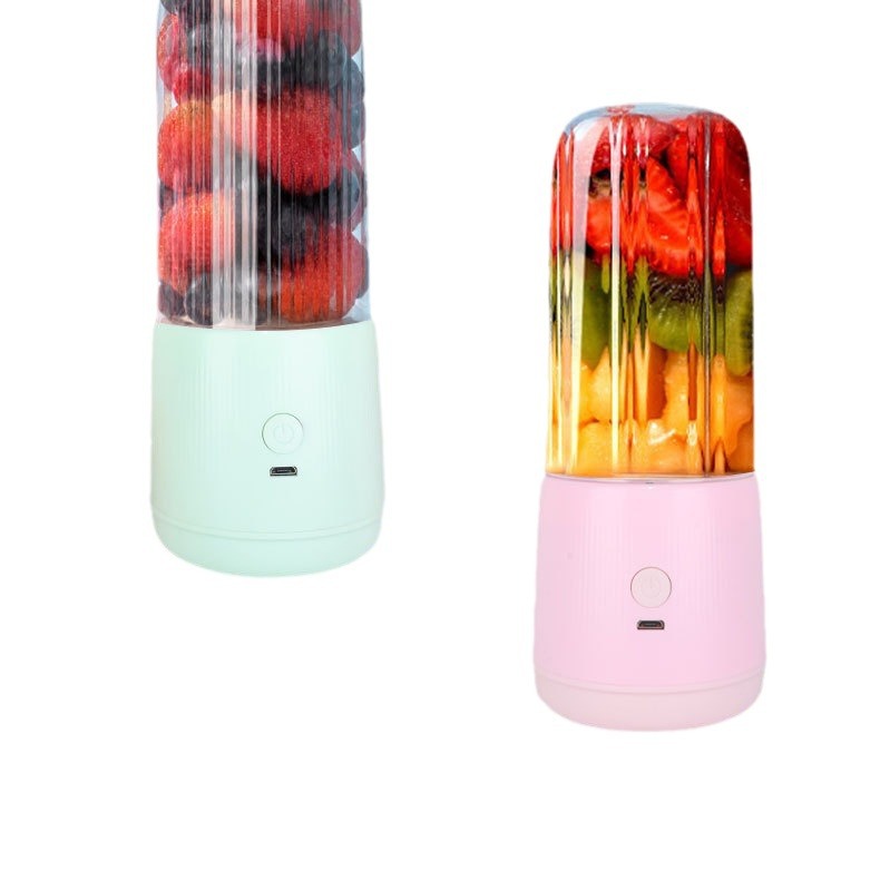家用便携式多功能搅拌杯果汁机六叶刀小型充电榨汁机无线随行杯