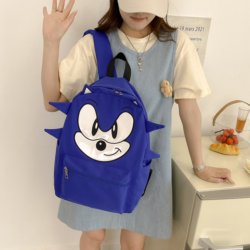 毛绒卡通背包批发定 做情侣旅行双肩包代发 学生大容量毛绒书包