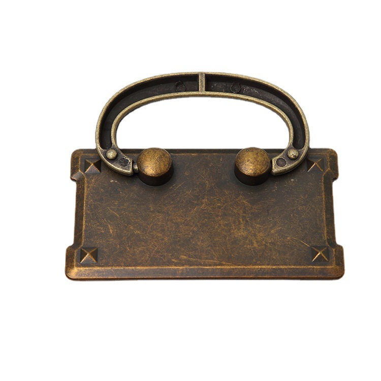 Long-term stock of four-sided handles for American-style antique furniture, hardware handles, zinc alloy cabinet drawer handles Item Picture