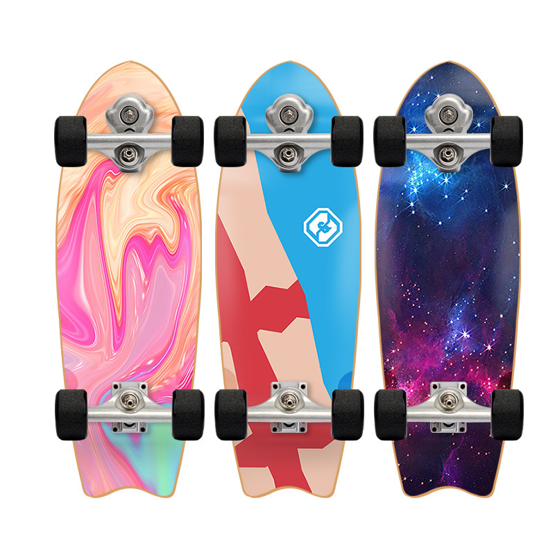 Two-Sided Land Surfboard Skateboarding Beginners Boys & Girls Adults Land Surfboard Ski Training Board Surfboard Item Picture