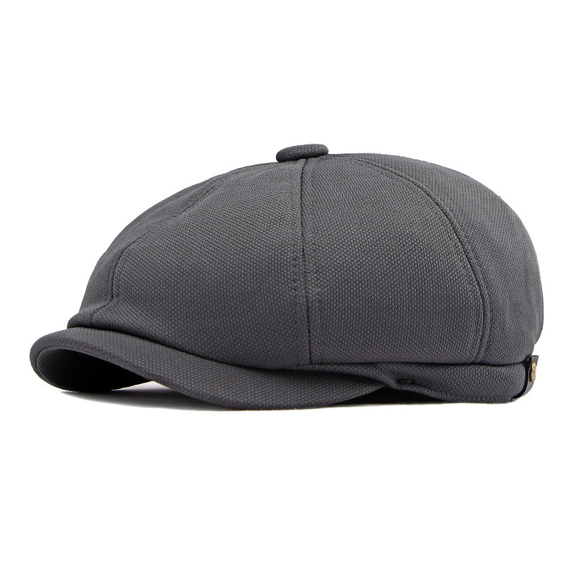 Octagonal cap, summer thin sun protection breathable baseball cap, men's fashionable and versatile beret, newsboy cap, women's middle-aged and elderly cap Application Scenario