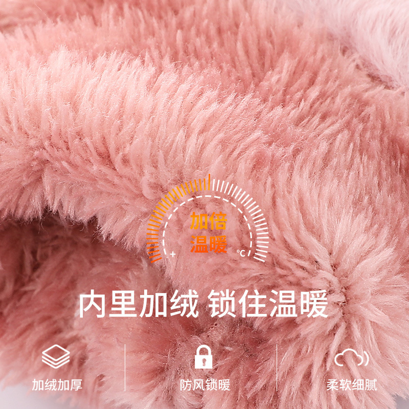 Warm Gloves Women's New Winter Can Touch Screen Plus Fleece Thick Gloves Winter Riding Cold And Warm Finger Gloves Application Scenario