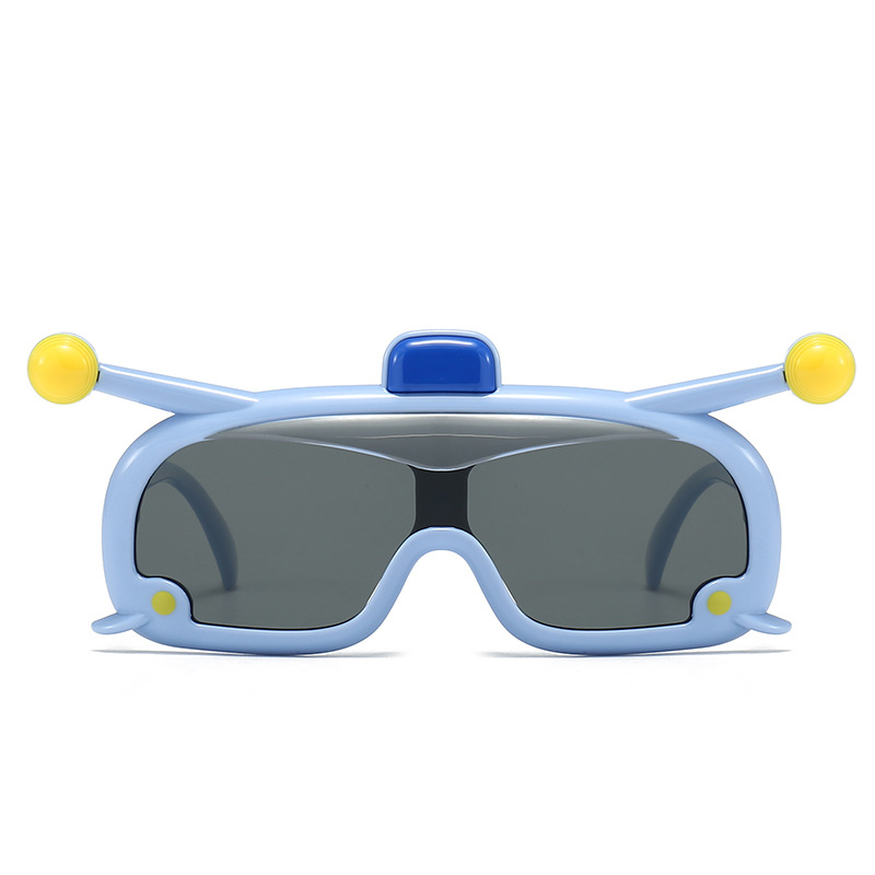 2024 Children's Sunglasses Cute Cartoon Shape Polarizer Youth Student Sunglasses Sunshade Mirror 8149