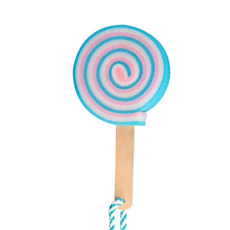 Beautiful Bath Clean Sponge Brush Japanese Long Handle Popsicle Sponge Cup Brush Baby Multifunctional Wooden Handle Bath Brush Item Picture