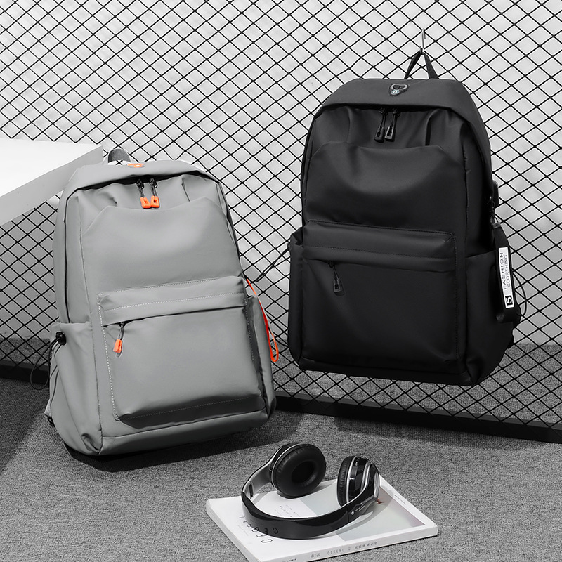 Backpack Men's Backpack Business Trip Leisure Computer Bag Waterproof Travel Bag Junior High School College Student Bag details Picture