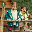 童贝童装24年春秋季儿童冲锋衣三合一两件套摇粒绒女童外套韩版