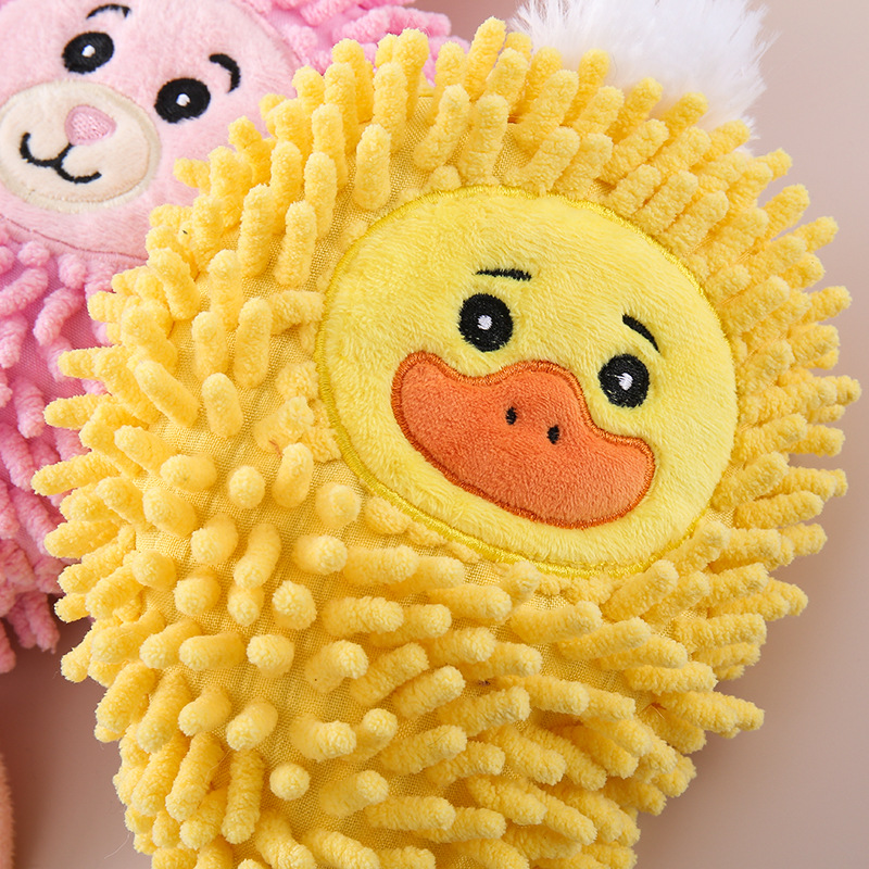 Productos para mascotas chenille papel resonante cola de sirena juguetes sonantes teddy bome tooth cleaner peluche juguetes al por mayor Specification image