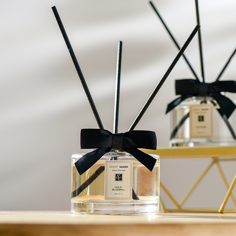 Niche incense for the bathroom, flameless incense, fresh and ladylike style, bow-shaped room decoration, aroma bottle, fresh air Specification image