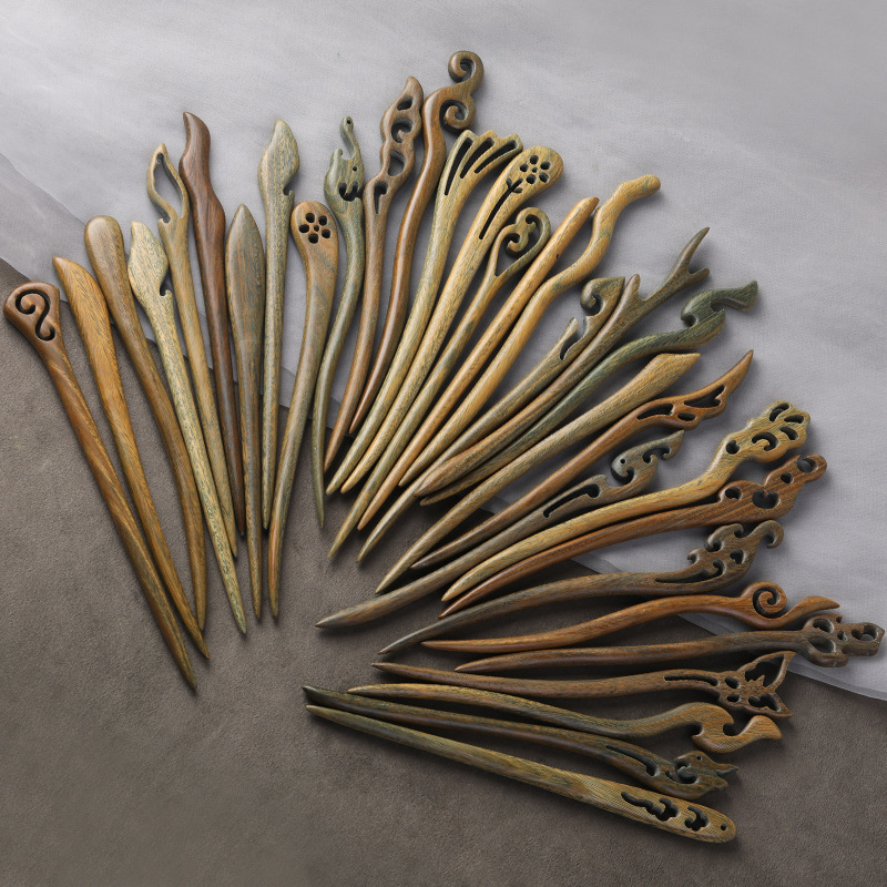 发梳头饰实物图