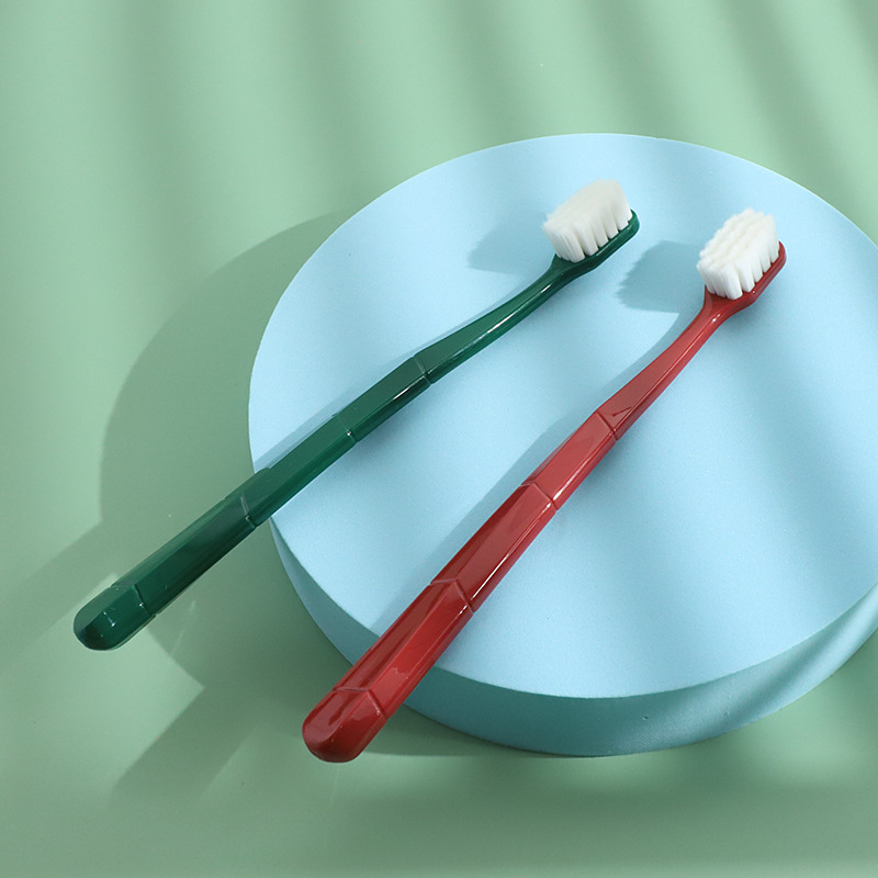 Adult toothbrush 10,000 bristles super dense adult soft bristles daily department store super toothbrush Specification drawing