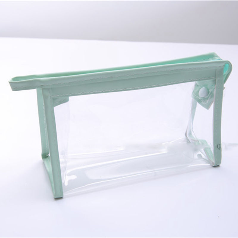 PVC waterproof pen bag large capacity simple Macaron color storage bag for primary school students transparent ins high appearance level storage bag Application Scenario