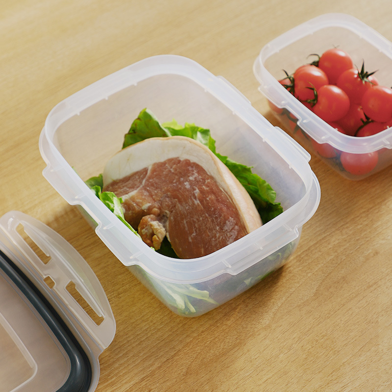 G76 transparent plastic food storage box, refrigerator organization and storage box, food-grade multi-specification fruit and vegetable storage sealed box Application Scenario