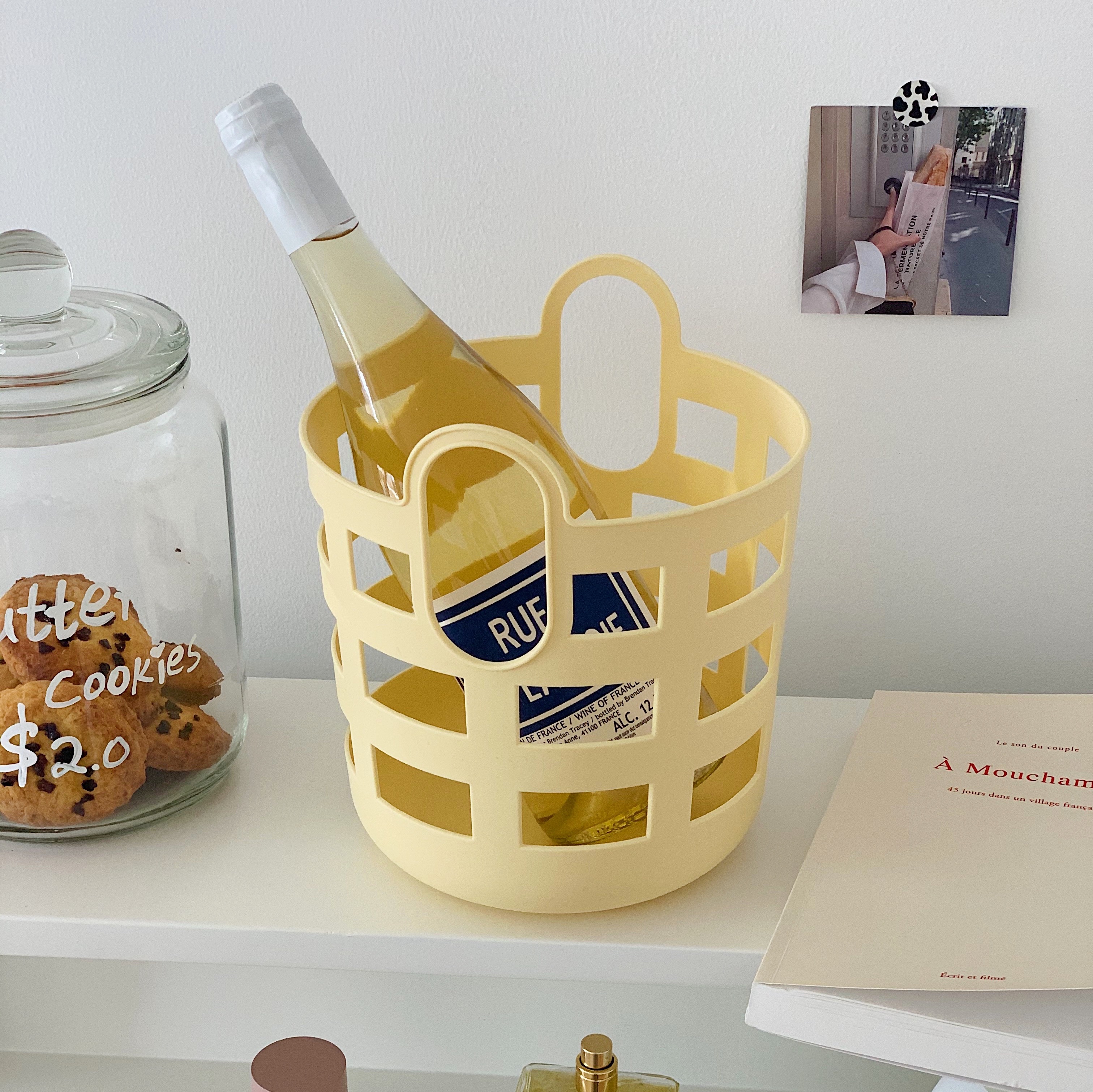 Ins Air Hollow Custard Dirty Laundry Basket Dirty Clothes Storage Basket Home Storage Basket Bedroom Bathroom Storage Basket Linda Application Scenario