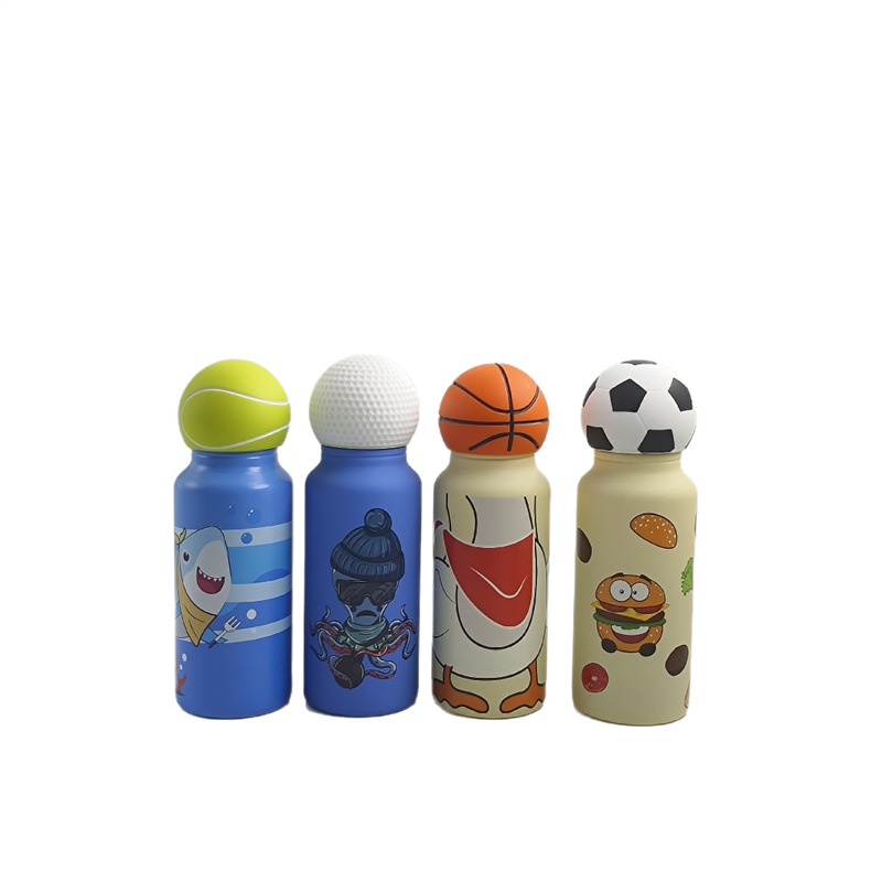 Cross-Border Sports Cap Cup, Insulated Cup, Single-Layer Fima Cup, 304 Stainless Steel For Girls, Cute, Internet Celebrity, High Appearance Level, Accompanying Item Picture