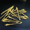 【 Zone 1-4 】 Golden Coiled Dragon Ear Spoon 100/ box 8000/ box Golden coiled dragon ear Spoon Classical ear scoop Creative Digging Student ear spoon Adult Tools 1 yuan wholesale supply Specification image