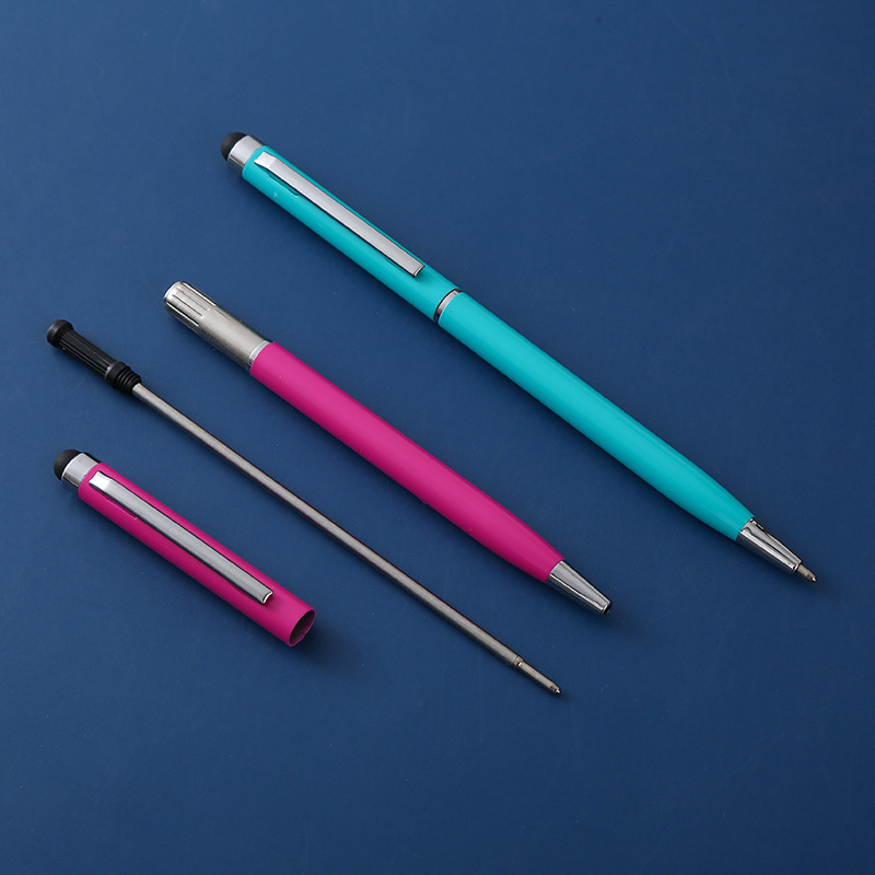 The manufacturer produces metal touch pens, capacitive ballpoint pens, multi-color ballpoint pens, and advertising gift pens Application Scenario