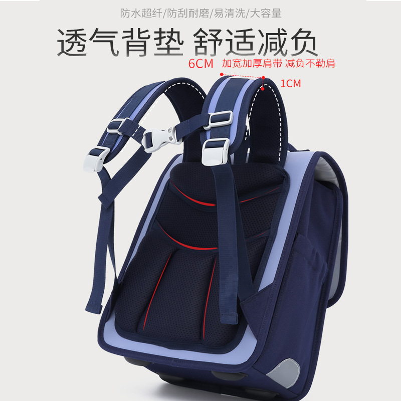 Nueva escuela primaria mochila mochila japonesa para niños 1-6 grados para hombres y mujeres reducción de la carga ridge protector mochila al por mayor Application Scenario