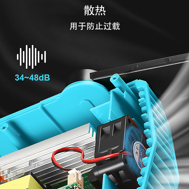 وتطبق الطاقة الكهربائية من الليثيوم في المحولات الكهربائية من طراز AC110V/150W على بطاريات المعدات الكهربائية في مواقد الرعوية details Picture