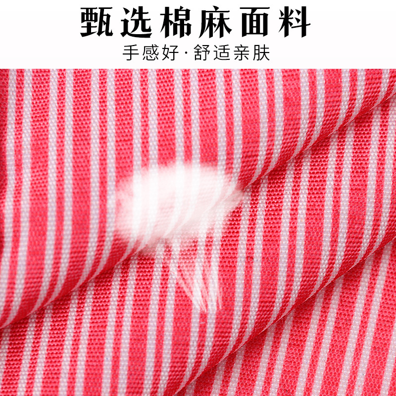 Fashion Floral Strap Apron Home Kitchen Adult Cooking Apron Large Pocket Hand Wipes Anti-Oil Apron Application Scenario
