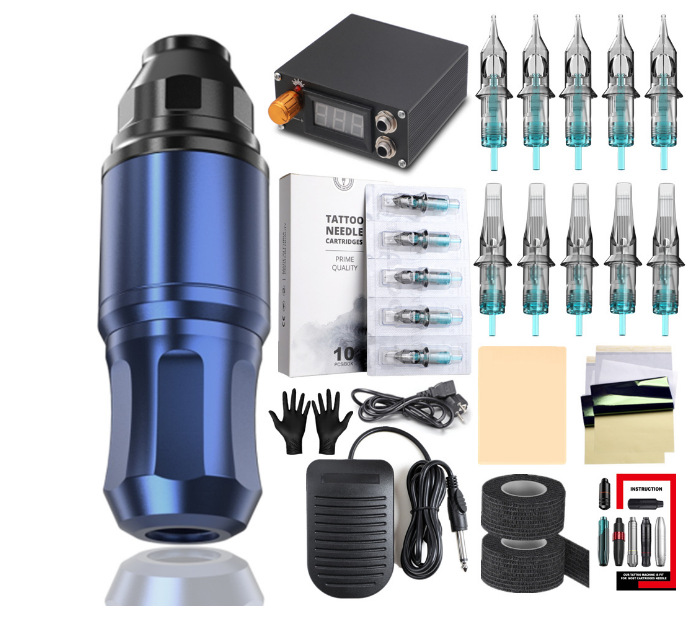Hollow cup motor tattoo machine set