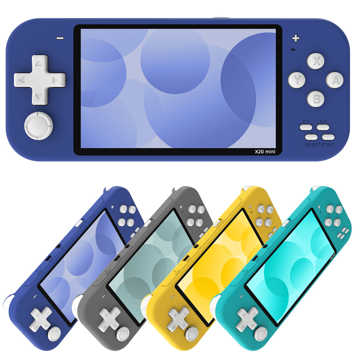 Factory direct sale of high-quality 8G nostalgic arcade handheld console X20mini dual joystick 4.3-inch high-definition screen PSP handheld game console