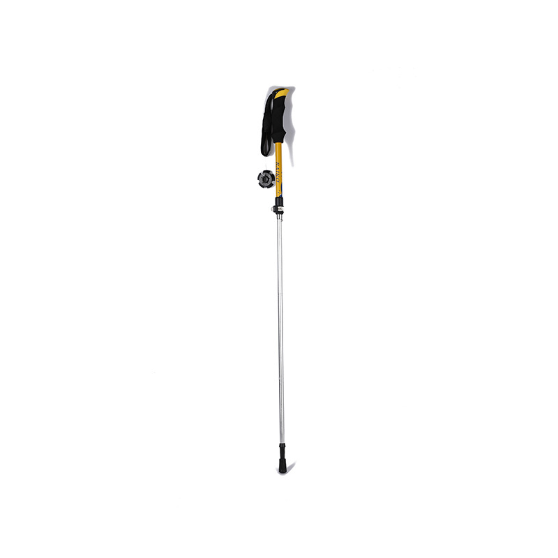 New Aluminum Hiking Pole Five-Section Folding Outdoor Supplies Portable Outdoor Sports Supplies Folding Cane Item Picture