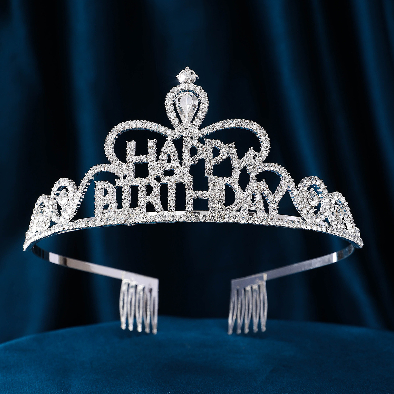 Cross-border best-selling bride crowns, European and American wedding headwear, wedding gowns, dress accessories, grand birthday crowns and hair accessories wholesale