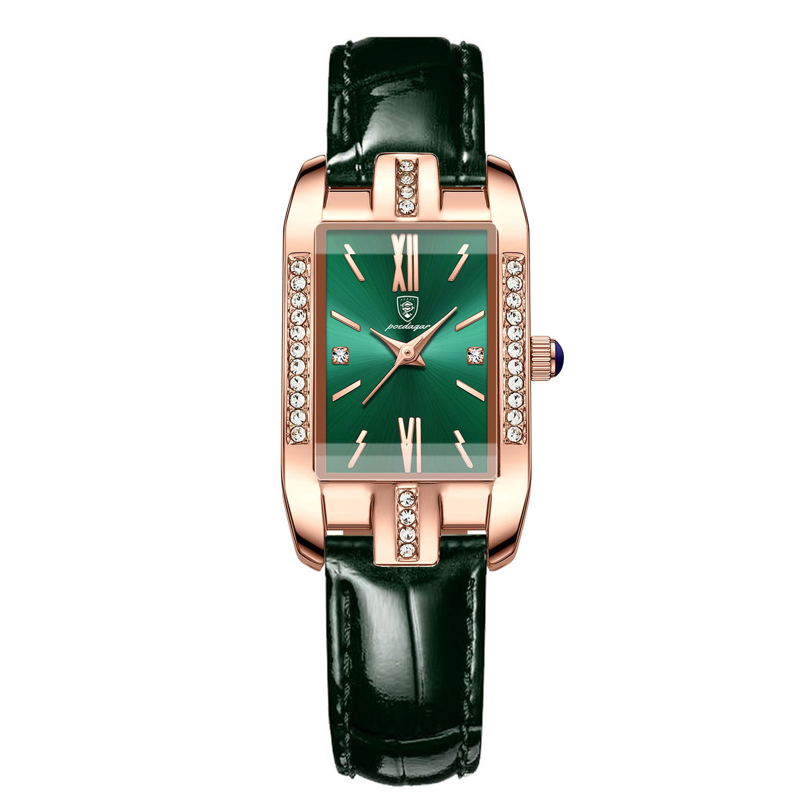 Swiss brand's new women's watch with waterproof ultra-thin leather strap quartz watch is a live-streaming export bestseller with one-piece consignment Item Picture
