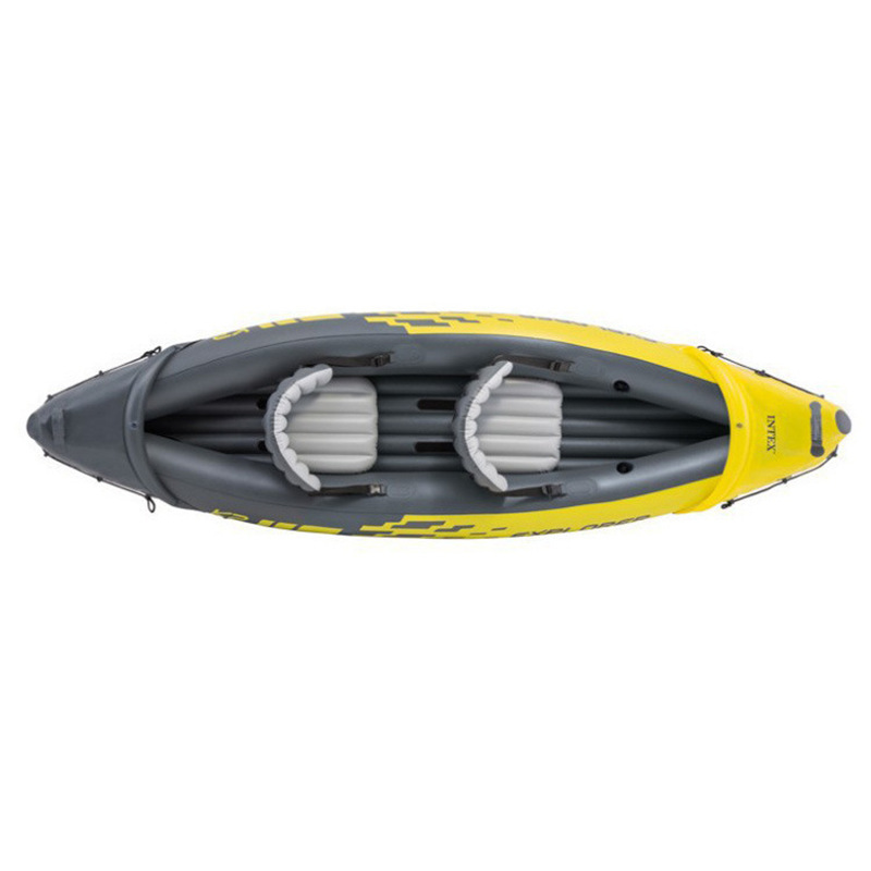 INTEX68307 Luxury Explorer Two-person Boat Set Inflatable Rubber Boat Double Charge Rafting Boat Kayak Item Picture