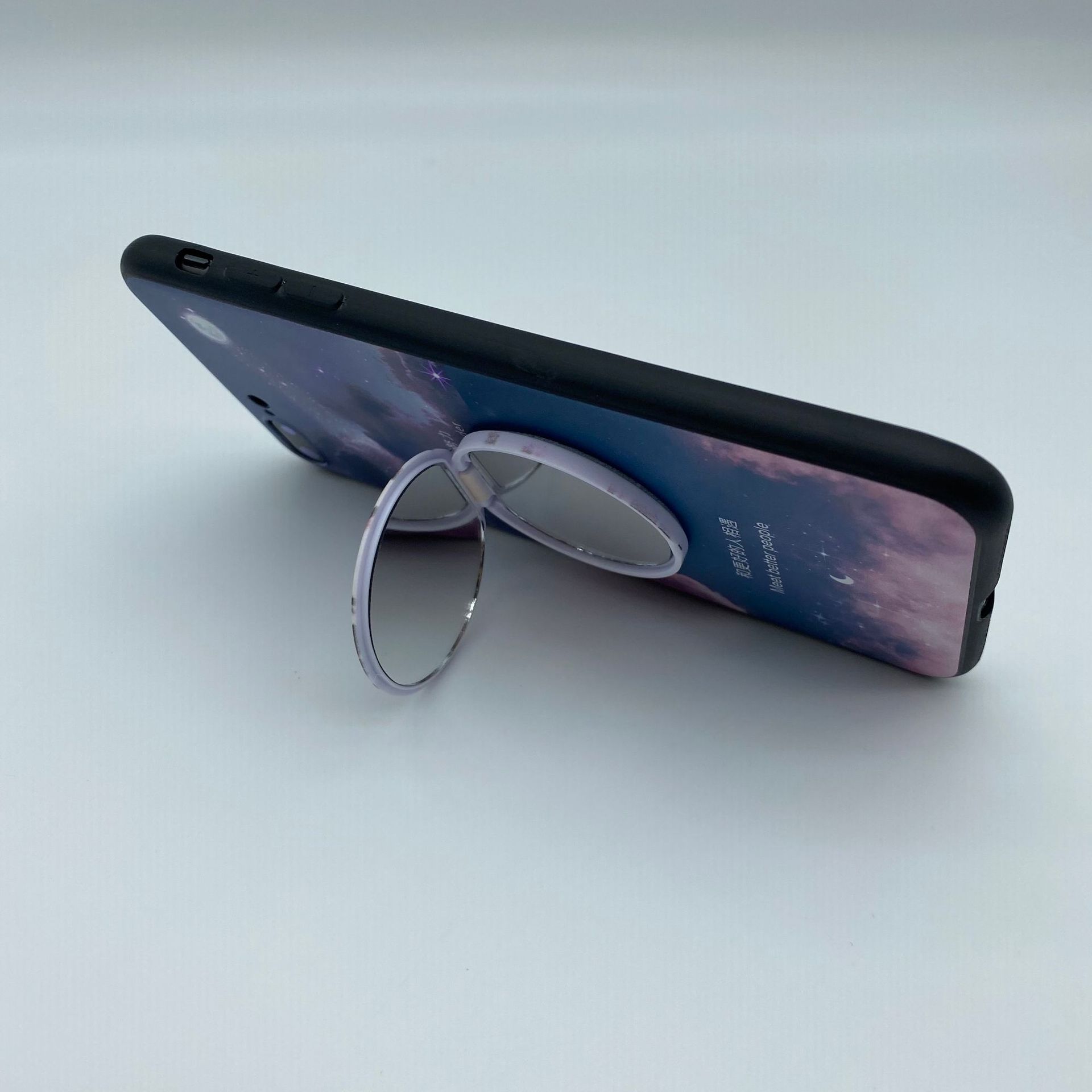 Double-sided mirror, glass mirror, beauty mirror, mobile phone stand Specification image