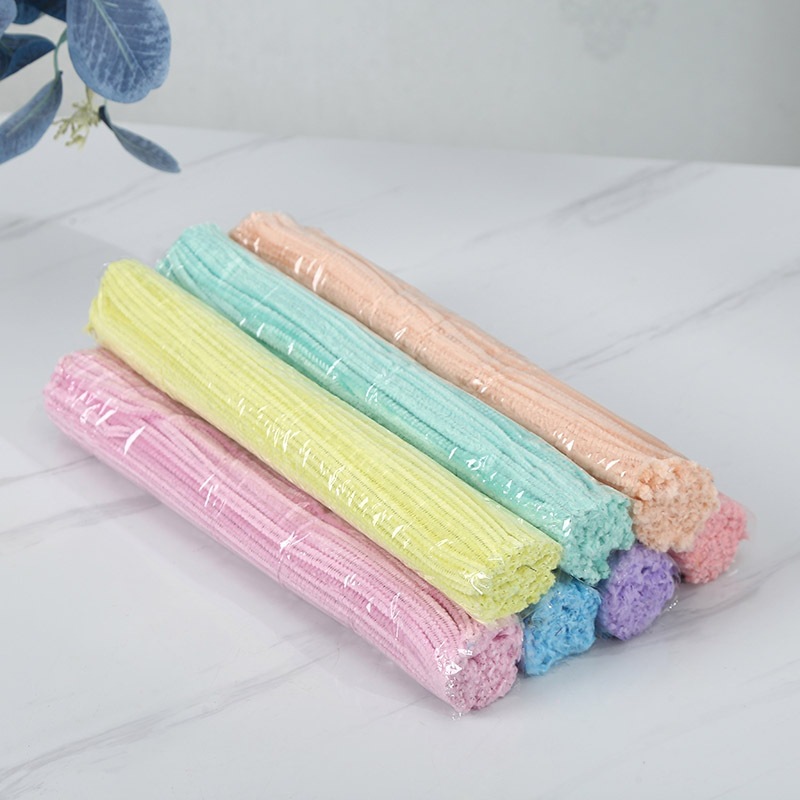 马卡龙色扭扭棒 单色毛根幼儿园DIY手工玩具扭扭棒卡通毛根毛条批