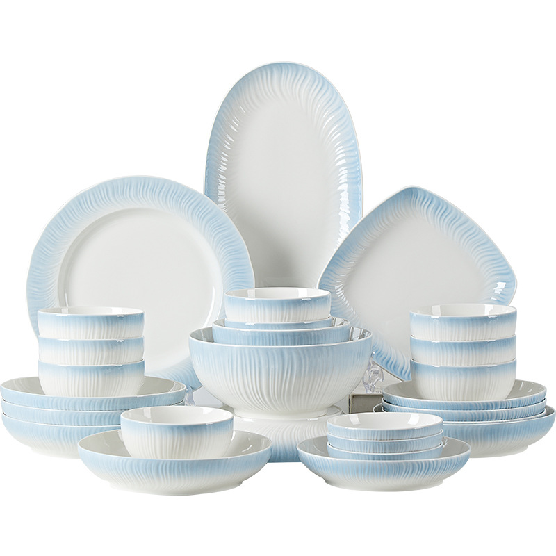 密胺餐具碗/碗碟盘子/不锈钢碗/密胺碗塑料/餐具景德镇白底实物图