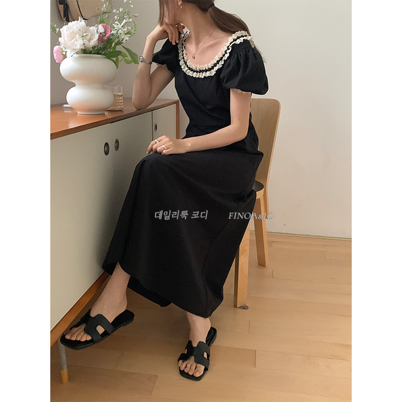 女装/针织连衣裙/慵懒风连衣裙夏季/法式女装/小清新吊带裙产品图